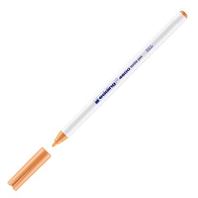 Edding 4600 Tekstil Kalemi Yuvarlak Uç 1 mm Açık Turuncu