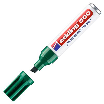 Edding 500 Permanent Markör Kesik Uç 2-7 mm Yeşil
