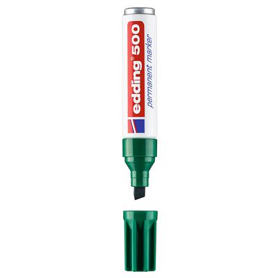 Edding 500 Permanent Markör Kesik Uç 2-7 mm Yeşil