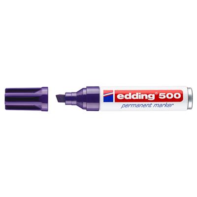 Edding 500 Permanent Markör Kesik Uç 2-7 mm Mor