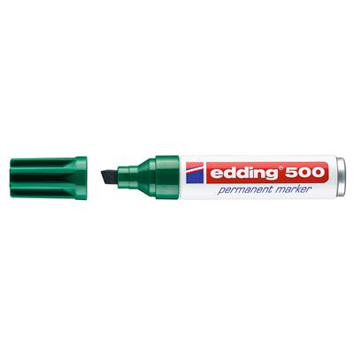 Edding 500 Permanent Markör Kesik Uç 2-7 mm Yeşil