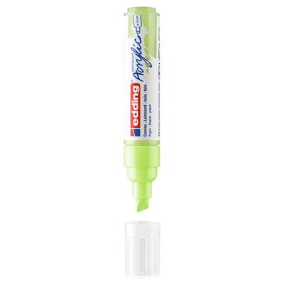 Edding 5000 Kalın Uçlu Akrilik Markör Kesik Uç 5-10 mm Pastel Yeşil Mat