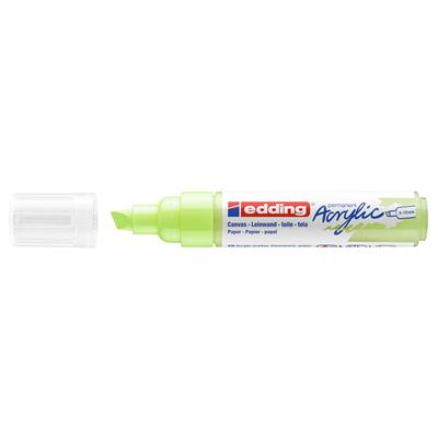 Edding 5000 Kalın Uçlu Akrilik Markör Kesik Uç 5-10 mm Pastel Yeşil Mat