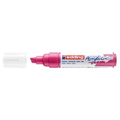 Edding 5000 Kalın Uçlu Akrilik Markör Kesik Uç 5-10 mm Telemagenta Mat