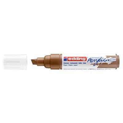 Edding 5000 Kalın Uçlu Akrilik Markör Kesik Uç 5-10 mm Fındık Mat