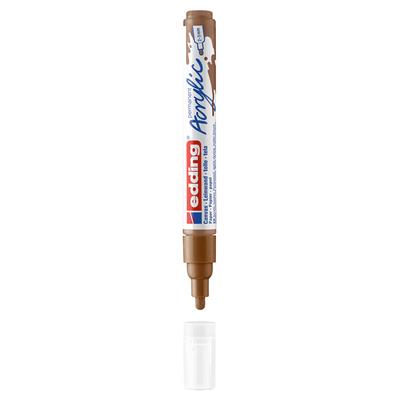 Edding 5100 Orta Uçlu Akrilik Markör Yuvarlak Uç 2-3 mm Fındık Mat
