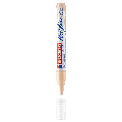 Edding 5100 Orta Uçlu Akrilik Markör Yuvarlak Uç 2-3 mm Ten Rengi