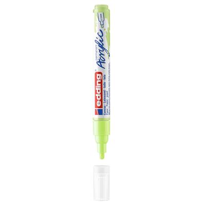 Edding 5100 Orta Uçlu Akrilik Markör Yuvarlak Uç 2-3 mm Pastel Yeşil Mat