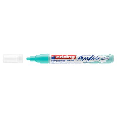 Edding 5100 Orta Uçlu Akrilik Markör Yuvarlak Uç 2-3 mm Turkuaz Mat