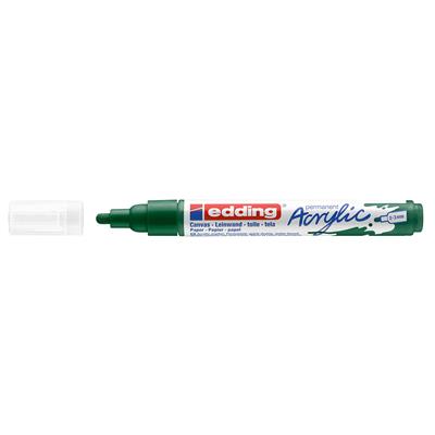 Edding 5100 Orta Uçlu Akrilik Markör Yuvarlak Uç 2-3 mm Yosun Yeşili Mat