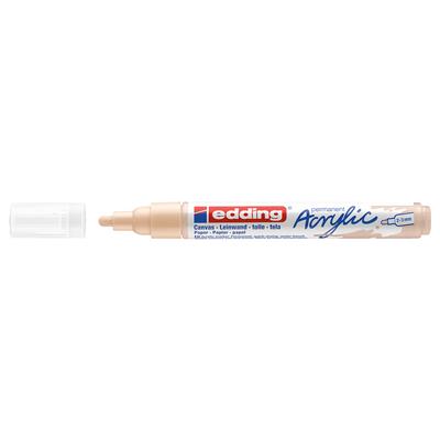 Edding 5100 Orta Uçlu Akrilik Markör Yuvarlak Uç 2-3 mm Ten Rengi