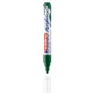 Edding 5100 Orta Uçlu Akrilik Markör Yuvarlak Uç 2-3 mm Yosun Yeşili Mat