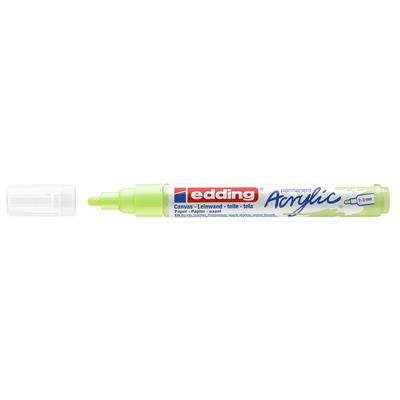 Edding 5100 Orta Uçlu Akrilik Markör Yuvarlak Uç 2-3 mm Pastel Yeşil Mat