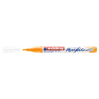 Edding 5300 İnce Uçlu Akrilik Markör Yuvarlak Uç  1-2 mm Güneş Sarısı Mat