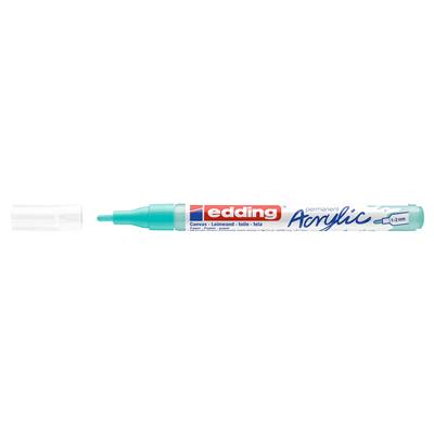 Edding 5300 İnce Uçlu Akrilik Markör Yuvarlak Uç  1-2 mm Turkuaz Mat