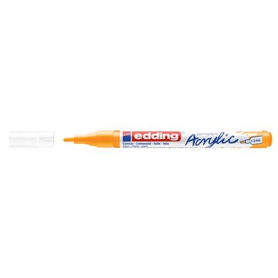 Edding 5300 İnce Uçlu Akrilik Markör Yuvarlak Uç  1-2 mm Güneş Sarısı Mat