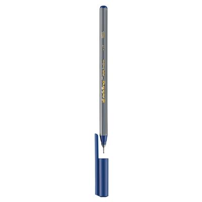 Edding 55 İnce Uc¸lu Kalem Plastik Uç 0.3 mm Çelik Mavisi