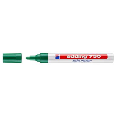 Edding 750 Tam Örtücü Boya Kalemi Yuvarlak Uç 2-4 mm Yeşil
