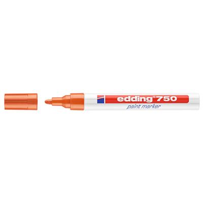 Edding 750 Tam Örtücü Boya Kalemi Yuvarlak Uç 2-4 mm Turuncu