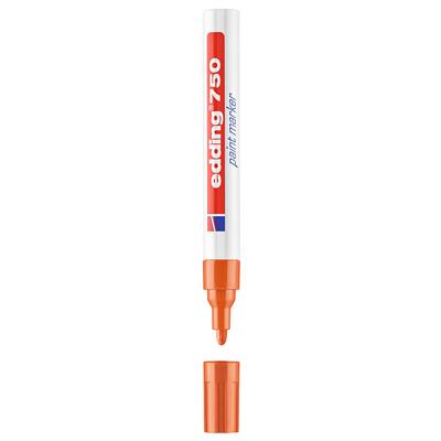 Edding 750 Tam Örtücü Boya Kalemi Yuvarlak Uç 2-4 mm Turuncu