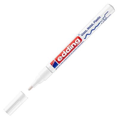 Edding 751 Hobi Sanat Kalemi Yuvarlak Uç 1-2 mm Beyaz