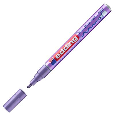 Edding 751 Hobi Sanat Kalemi Yuvarlak Uç 1-2 mm Metalik Mor