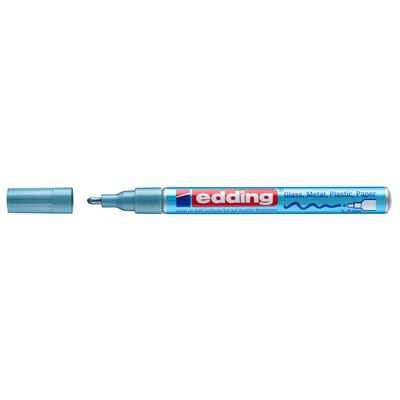 Edding 751 Hobi Sanat Kalemi Yuvarlak Uç 1-2 mm Açık Metalik Mavi