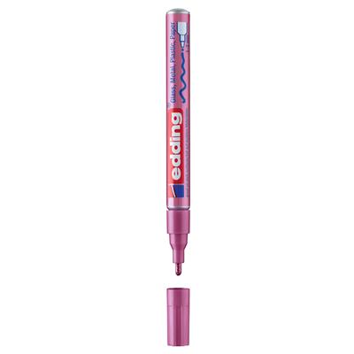 Edding 751 Hobi Sanat Kalemi Yuvarlak Uç 1-2 mm Metalik Pembe