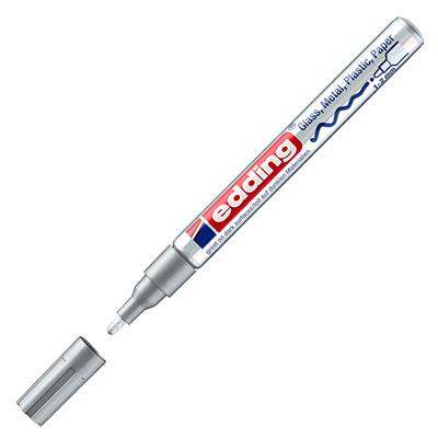 Edding 751 Hobi Sanat Kalemi Yuvarlak Uç 1-2 mm Gümüş