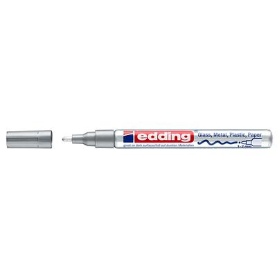Edding 751 Hobi Sanat Kalemi Yuvarlak Uç 1-2 mm Gümüş