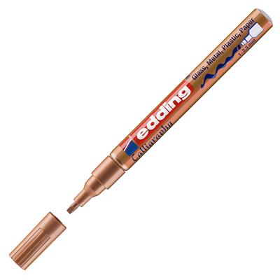 Edding 753 Kaligrafik Hobi Sanat Kalemi, 1-2.5 mm  Uç, Bakır