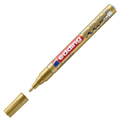Edding 753 Kaligrafik Hobi Sanat Kalemi, 1-2.5 mm  Uç, Altın