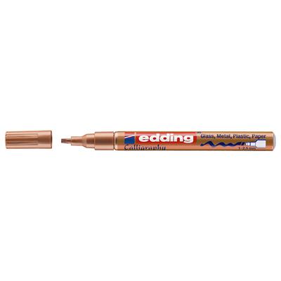 Edding 753 Kaligrafik Hobi Sanat Kalemi, 1-2.5 mm  Uç, Bakır