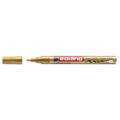 Edding 753 Kaligrafik Hobi Sanat Kalemi, 1-2.5 mm  Uç, Altın