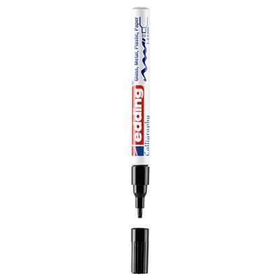 Edding 753 Kaligrafik Hobi Sanat Kalemi, 1-2.5 mm  Uç, Siyah
