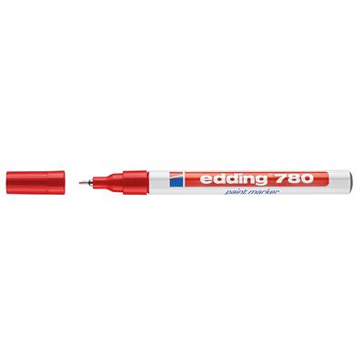 Edding 780 Tam Örtücü Boya Kalemi, Kırmızı