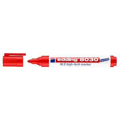 Edding 8030 Nls Markör Kalemi Yuvarlak Uç1.5-3 mm  Kırmızı