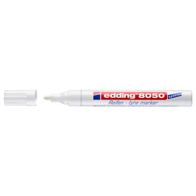 Edding 8050lastik Kalemi Yuvarlak Uç 2-4 mm Beyaz