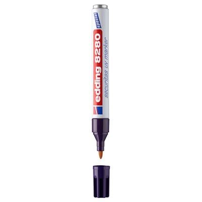 Edding 8280 Uv Güvenlik KalemiYuvarlak Uç 1.5-3 Şeffaf