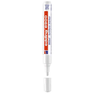Edding 8900 Mobilya Rötuş Kalemi Yuvarlak Uç 1.5-2 mm Saf Beyaz(624)