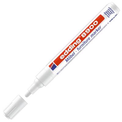 Edding 8900 Mobilya Rötuş Kalemi Yuvarlak Uç 1.5-2 mm Saf Beyaz(624)