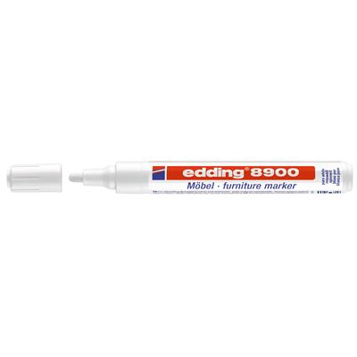 Edding 8900 Mobilya Rötuş Kalemi Yuvarlak Uç 1.5-2 mm Saf Beyaz(624)