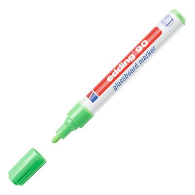 Edding 90 Cam Yazı Tahtası Kalemi Yuvarlak Uç  2-3 mm Açık yeşil