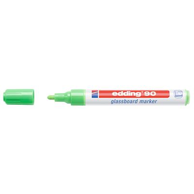 Edding 90 Cam Yazı Tahtası Kalemi Yuvarlak Uç  2-3 mm Açık yeşil