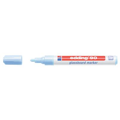 Edding 90 Cam Yazı Tahtası Kalemi Yuvarlak Uç  2-3 mm Açık Mavi
