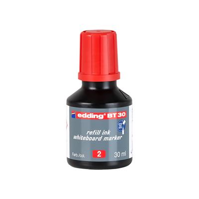 Edding Bt 30 Beyaz Yazı Tahtası Kalemi Yedek Mürekkebi 30 ml Kırmızı