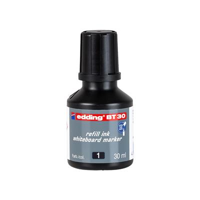 Edding Bt 30 Beyaz Yazı Tahtası Kalemi Yedek Mürekkebi 30 ml Siyah
