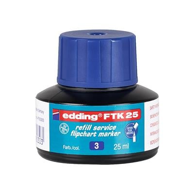 Edding FTK 25 Yedek Mürekkep, Mavi