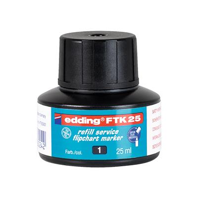 Edding FTK 25 Yedek Mürekkep, Siyah