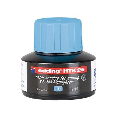 Edding Htk 25 Fosforlu Kalem Yedek Mürekkebi Açık Mavi